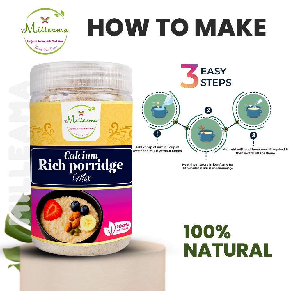 Calcium-Rich Porridge Mix – 18 Natural Ingredients for Bone Strength & Vitality - Image 4